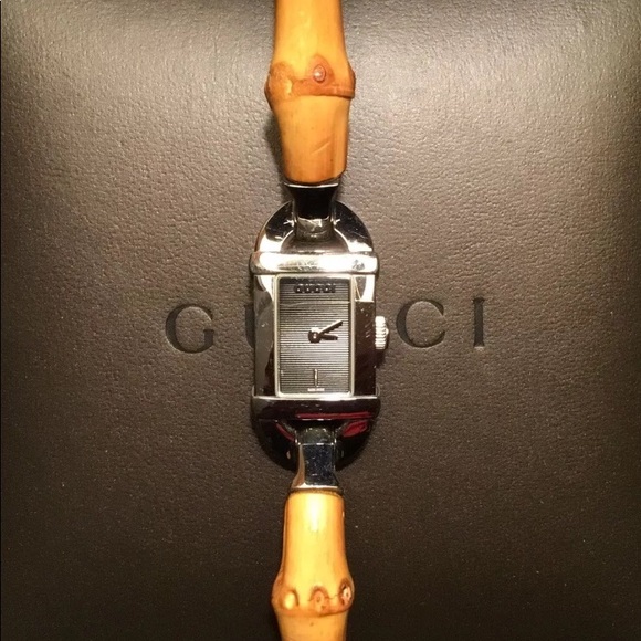 Authentic GUCCI Bamboo Watch - Picture 1 of 7